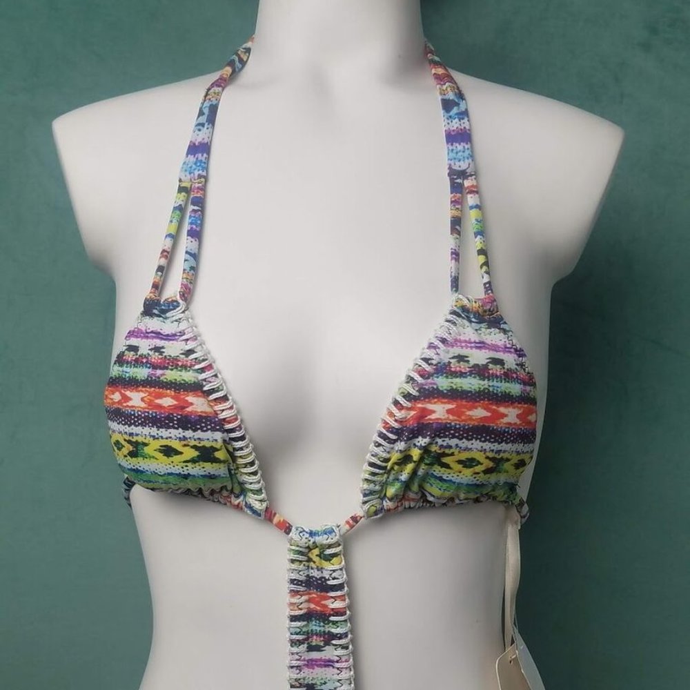 Halter triangle one-piece Monokini Ale Alessandra